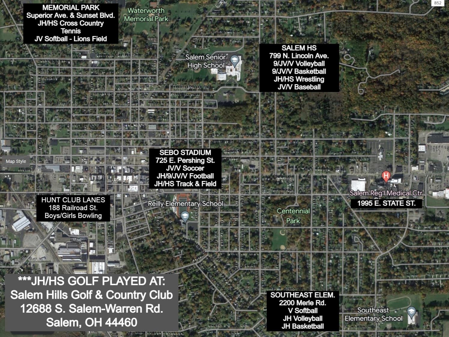 Salem Athletic Facilities